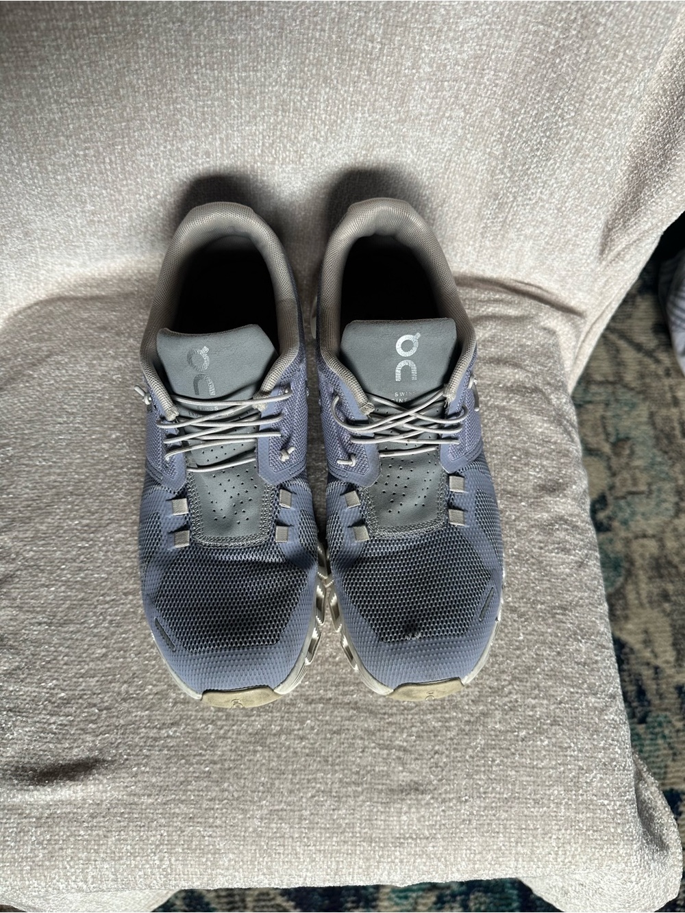 On Running Cloud 5 Sneakers Blue Grey W10.5
